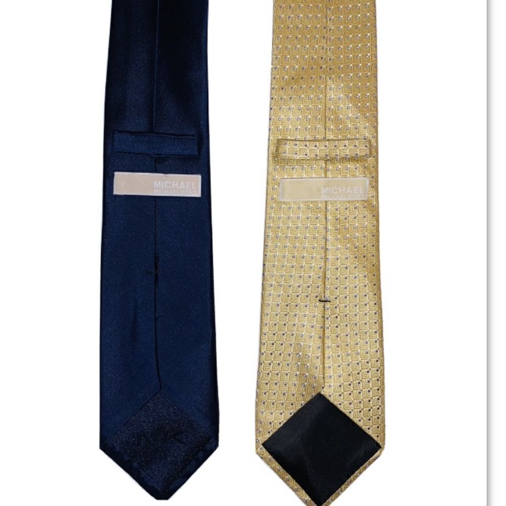Lot of 2 Michael Kors silk ties - Picture 2 of 3